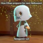 How Ethan prepares for Halloween #acnh  #spookymonth  #あつ森 #3d #animalcrossingrebellion #どうぶつの森XYZ