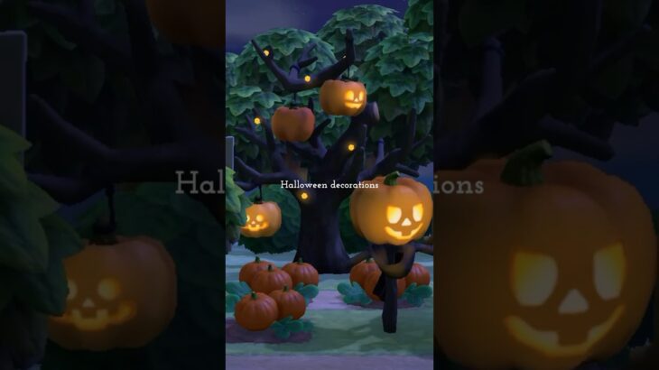ハロウィンの飾り付け🎃あつ森Vlog🌳 #animalcrossingnewhorizons #animalcrossing #acnh #あつ森 #あつまれどうぶつの森 #vlog
