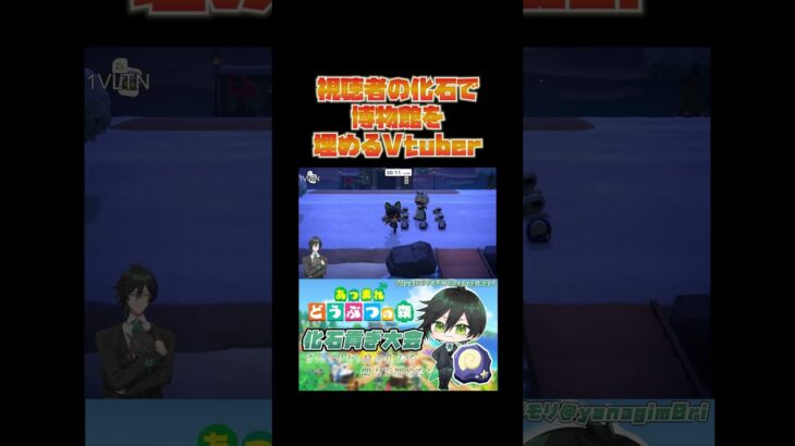 【あつ森】視聴者の化石で博物館を埋めるVtuber【切り抜き】