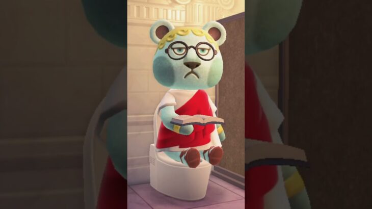 優雅なトイレ #acnh #あつ森 #あつまれどうぶつの森 #ゲーム #shorts #animalcrossingnewhorizons