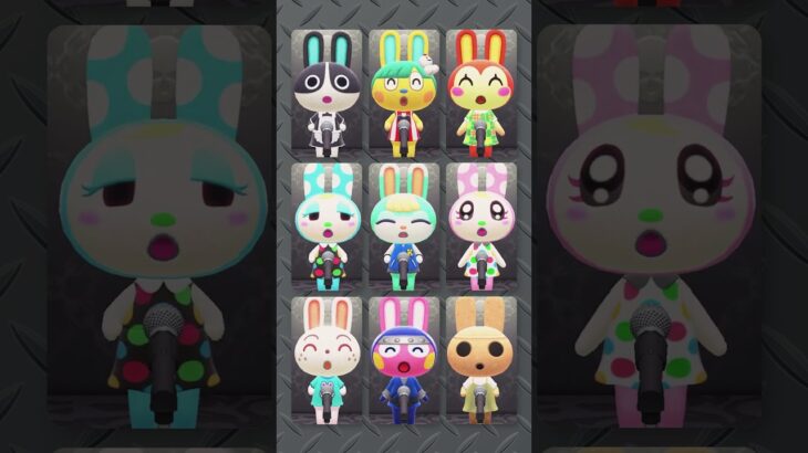 【けけメタル】早口うさぎたちが大集合 #あつ森 #けけアイドル #animalcrossing #あつまれどうぶつの森