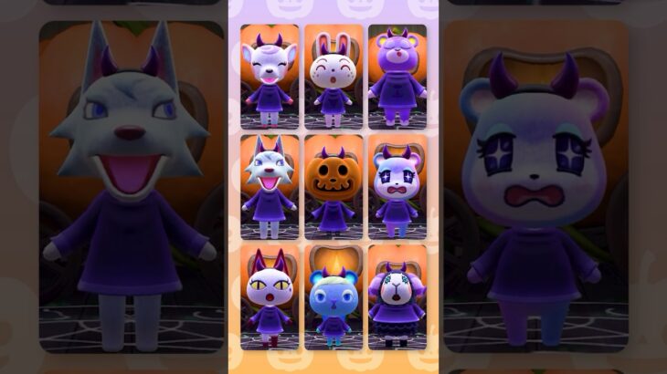 パンプキングとその仲間たち #あつ森 #けけアイドル #animalcrossing #あつまれどうぶつの森