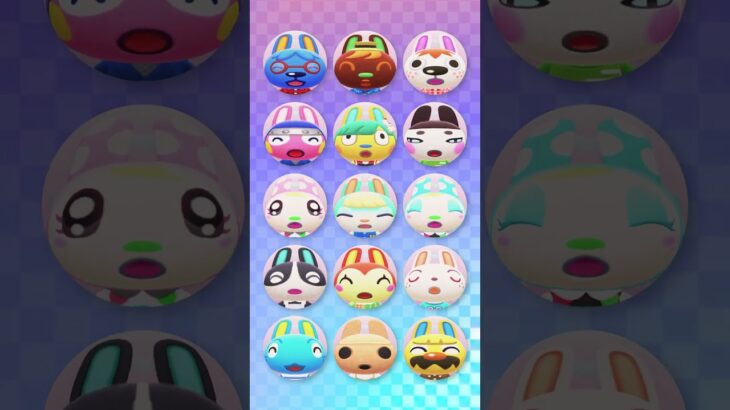 魚眼レンズでもかわいいけけアイドルたち #あつ森 #けけアイドル #animalcrossing #あつまれどうぶつの森