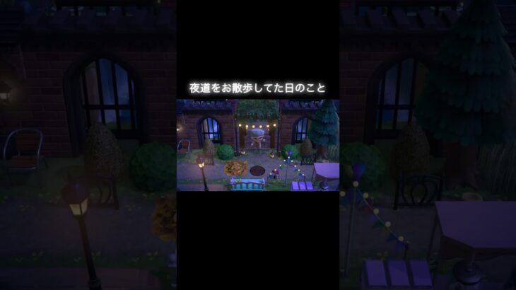 夜道に怖すぎ😱 #あつ森 #あつまれどうぶつの森 #あつ森好きな人と繋がりたい #animalcrossing #おかめなっ島 #acnh #horror #comedy #恐怖 #shorts