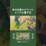 【あつ森】案内所裏のオアシスとエリアの繋ぎ目｜マイデザなしでつくる自然まみれの島クリエイト #あつ森 #あつまれどうぶつの森 #동물의숲 #animalcrossingnewhorizons #모동숲