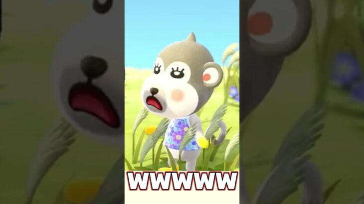 【あつ森】気になるあの住人の顔に大満足するどみ【どみ-domi-】 #vtuber #shorts #funny #cute #gaming  #subscribe #あつ森 #切り抜き #ゲーム実況