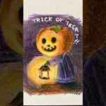 【ハロウィン】描いた🎃 #illustration  #shorts #色鉛筆 #あつ森 #パンプキング #ハロウィン #イラスト