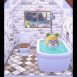 グラハムのお風呂タイム♪ #ポケ森　#グラハム　#あつ森　#pocketcamp  #どうぶつの森  #animalcrossing  #ポケ森レイアウト　#癒し　#あつまれどうぶつの森