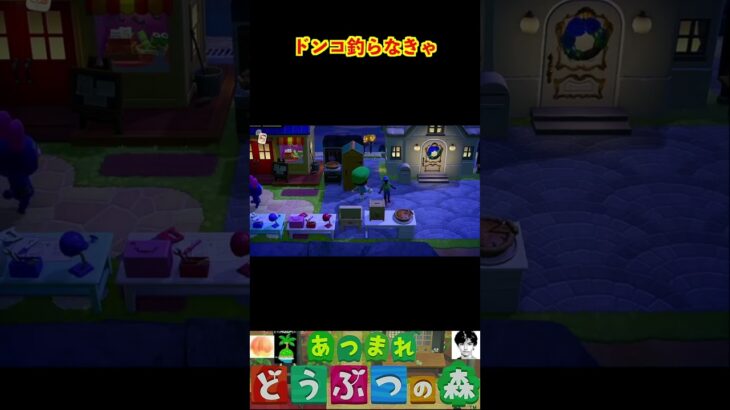 ドンコ釣らなきゃ #あつまれどうぶつの森 #shorts #あつ森
