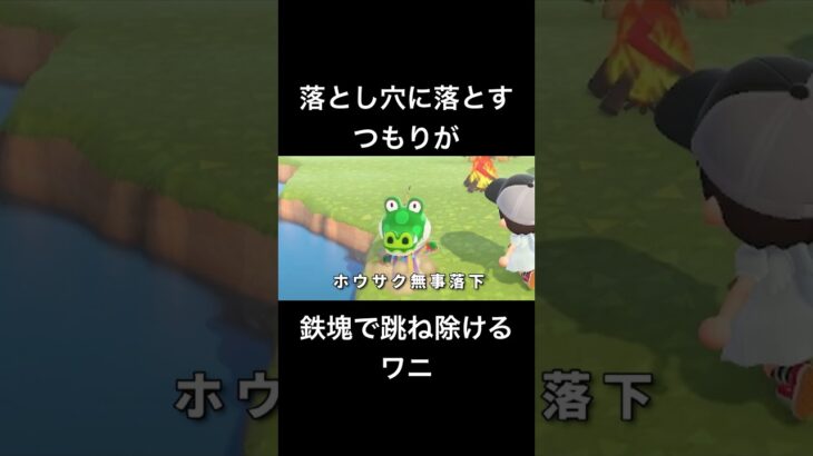 六式を使うワニ#shorts #ゲーム実況 #あつ森
