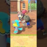 【あつ森】ことのさんを網で叩きまくってみた。　#shorts #あつ森