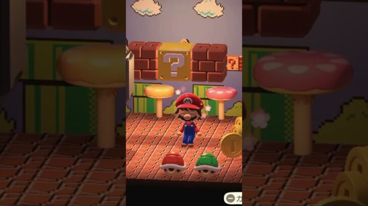 【あつ森】マリオの世界！！　#shorts #あつ森　#スーパーマリオ