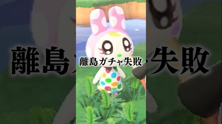 おじさん住民を求めて… #あつ森 #離島ガチャ #shorts