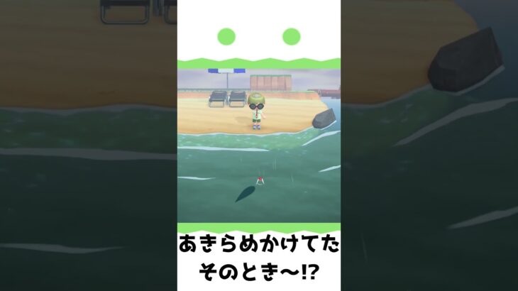 あきらめかけてたそのとき～！？　#あつ森 　#あつまれどうぶつの森 　#shorts