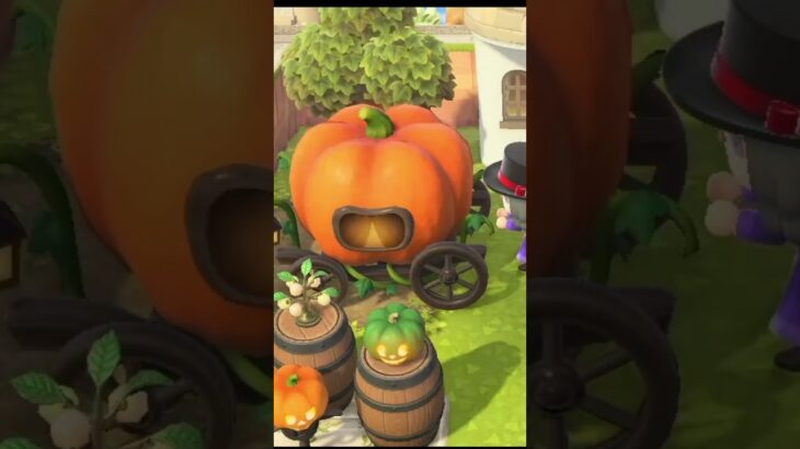 【あつ森】お庭にハロウィンの準備をしていくよ#あつ森 #ハロウィン #ゲーム #shorts
