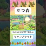 【あつ森】#shorts #あつまれどうぶつの森 #あつ森 #acnh #キャンプサイト