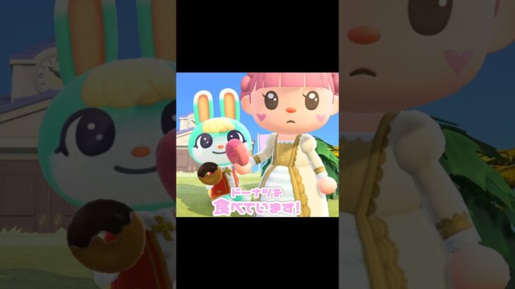 ミッチェ王とランダムドーナツ屋さん…？！？！#あつ森 #どうぶつの森 #あつまれどうぶつの森 #どう森 #shortvideo #shorts #short #ミッチェル