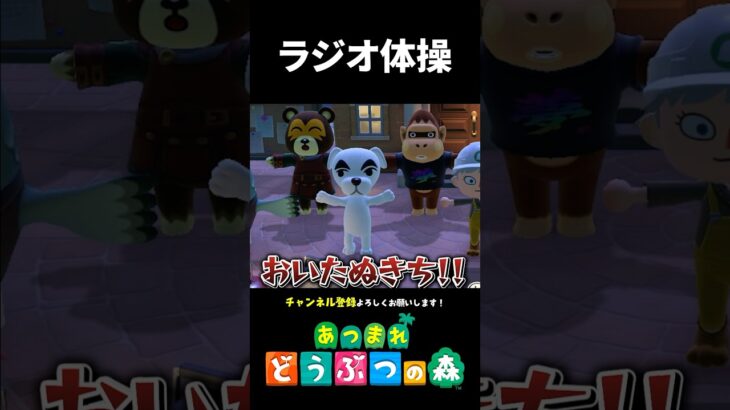 【あつ森】全部めちゃくちゃなラジオ体操