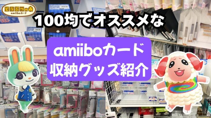 【あつ森】初心者必見！１００均で購入出来るオススメアミーボカード収納グッズの紹介！