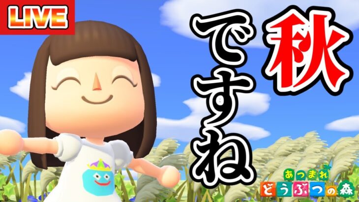【あつ森】涼しくなってきたと思ったらまた暑い【あつまれどうぶつの森】