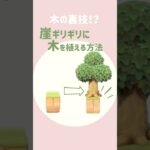 【あつ森】必見！崖ギリギリに木を植える方法！