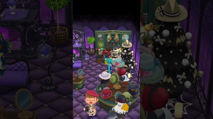 ジャックの帽子屋さん🎩 #ポケ森 #あつ森 #あつまれどうぶつの森
