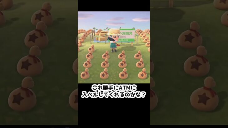 【あつ森】💰ベル袋をお引越し　　　　　　　　　　　　　　　　　　　　　　　　 #あつまれどうぶつの森　 #あつ森　 #ゆっくり実況