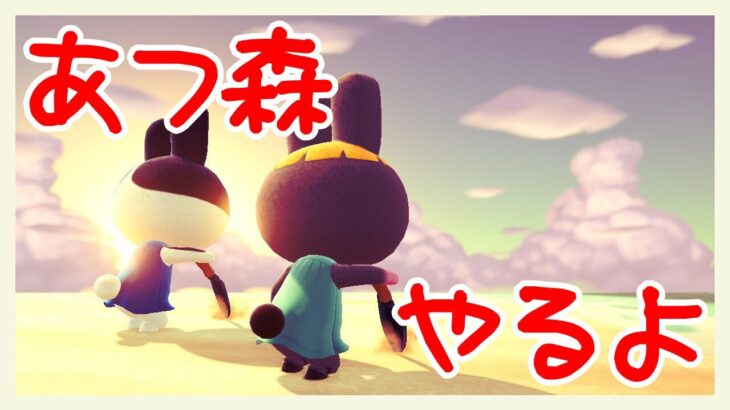 久しぶりにのんびりあつ森しますかなぁ