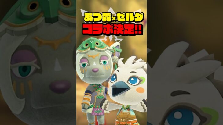 あつ森とゼルダがコラボ決定！チューリとミネルも参戦！#ブレワイ #ゼルダ無双 #ティアキン