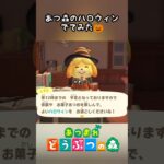 島でもハロウィン祭りだった【あつ森】