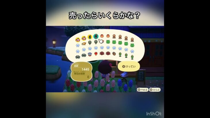 売ってお金を稼ぐ　#vlog #あつ森 #あつまれどうぶつの森 #こはくちゃんねる2424 #animalcrossing #asmr #acnh #shorts