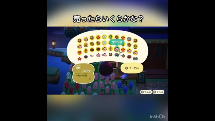 売ってお金を稼ぐ　#vlog #あつ森 #あつまれどうぶつの森 #こはくちゃんねる2424 #animalcrossing #asmr #acnh #shorts