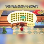 ワカメ売ってお金を稼ぐ　#vlog #あつ森 #あつまれどうぶつの森 #こはくちゃんねる2424 #animalcrossing #asmr #acnh #shorts