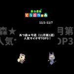 あつ森★今週（11月第1週）人気マイデザTOP3！ #あつ森 #あつまれどうぶつの森  #animalcrossingnewhorizons #shorts
