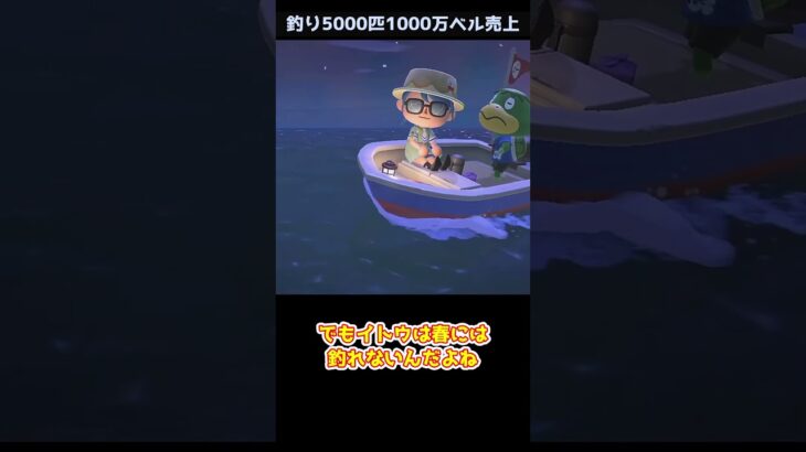 【あつ森】≪🎣5000匹≫１日１回しか行ったことが無かった　　　　　　　　　　　　　　　　　　　　 #ゆっくり実況