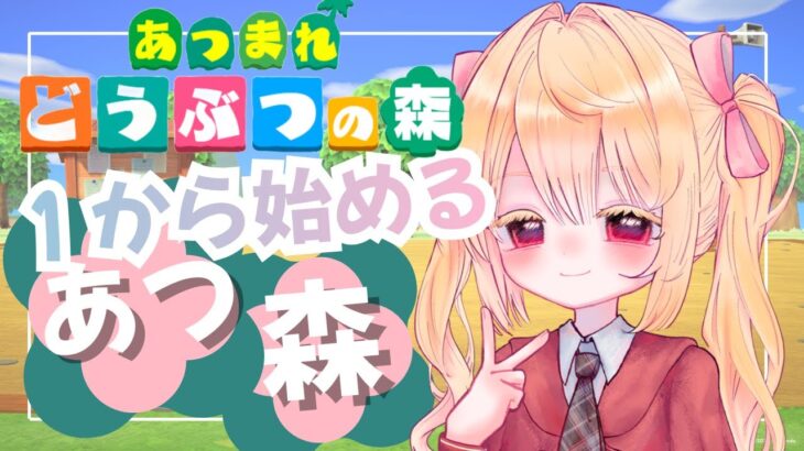 【あつ森】１から始めるDay２🌳🤍だぴょん