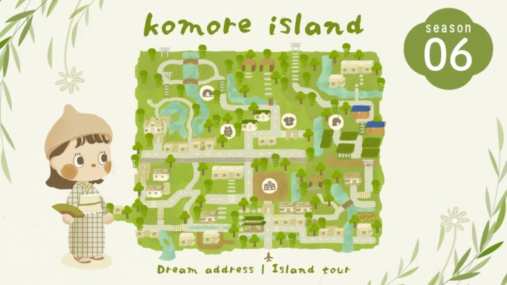 【あつ森】夢番地公開&お散歩🍵🍃｜和×洋｜Dream address and Island tour