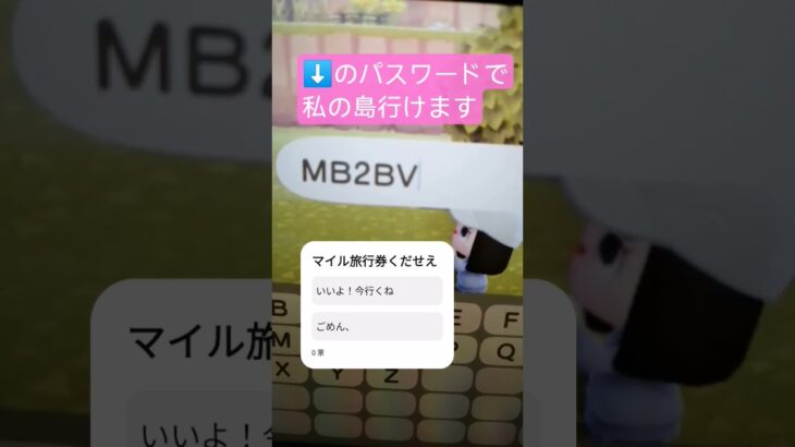 〈ＬＫ２PW〉が新しいパスワード#ばずれ #あつ森#募集#あつまれどうぶつの森