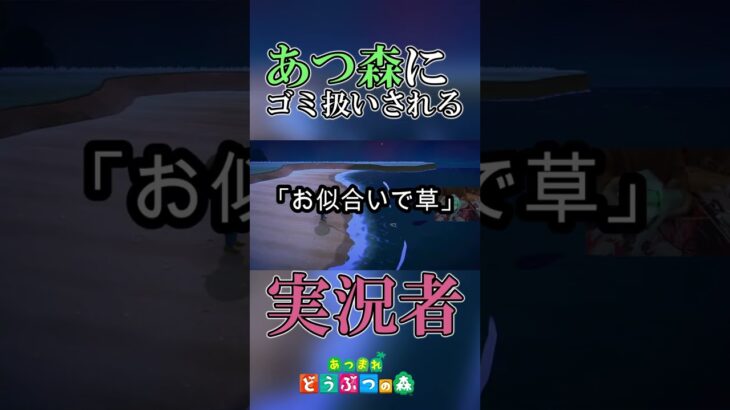 【あつ森】あつ森にも視聴者にもゴミ扱いされる男 #Shorts #あつ森