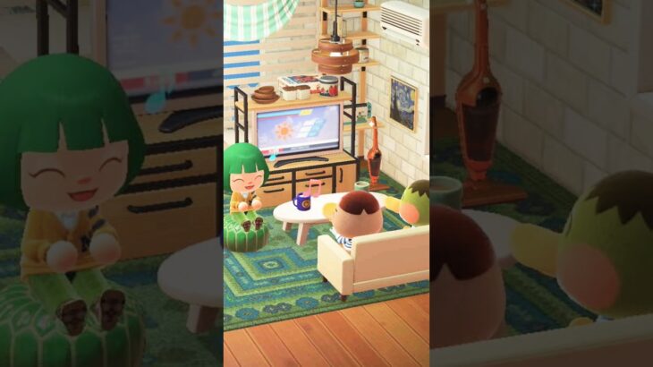 【あつ森Vlog】友達カップルのお宅にお邪魔したよ