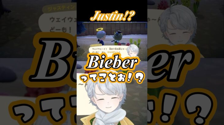 【あつ森】彼はビーバーのジャスティンです。【個人Vtuber/綿菓しろろ】#shorts #vtuber #あつまれどうぶつの森