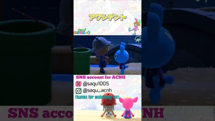 【アクシデント】#あつ森 #acnh #どうぶつの森 #animalcrossing #あつ森ショート #short