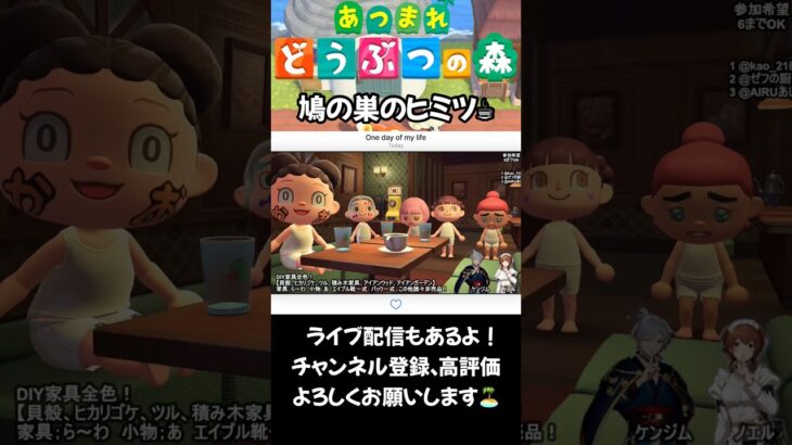 【あつ森】鳩の巣のヒミツ #acnh #animalcrossing #ゲーム  #あつ森 #あつ森vlog #あつまれどうぶつの森