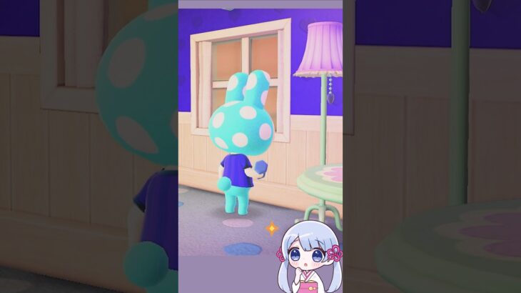 【あつ森】“わー！”って言わないのが いいらしい…😂　　　　　　　　　　　　　　　　　　　　　　　　　　　　　　　　　　　#あつ森 #あつまれどうぶつの森 #acnh #shorts #つくよみちゃん