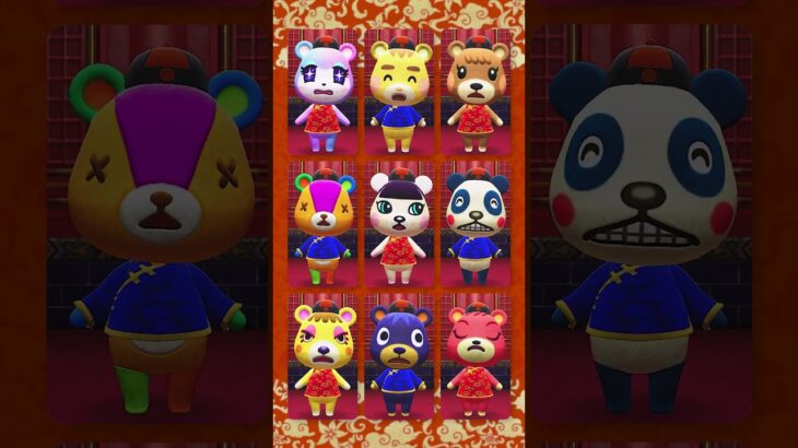 本家ジャスミンがセンターでコグマけけチャイナ！ #あつ森 #けけアイドル #animalcrossing #あつまれどうぶつの森