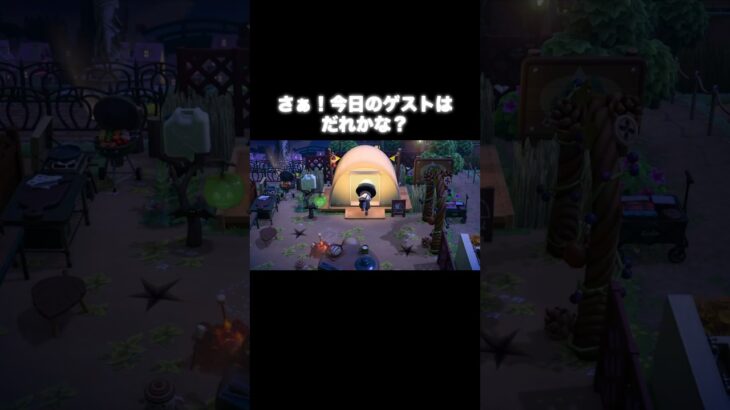 本日のゲスト🏕 #あつ森 #あつまれどうぶつの森 #あつ森好きな人と繋がりたい #animalcrossing #ゆめみ #おかめなっ島 #acnh #comedy #camp #guest