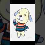 ゆる描き★バニラさん #あつ森 #あつまれどうぶつの森  #animalcrossingnewhorizons #acnh #shorts