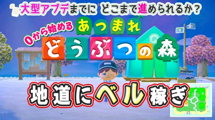 【あつ森】地道ベル稼ぎ・釣り・虫取りetc 大型アプデまでに返済できるのか？🎬25 #switch #あつ森 #大型アプデまでに