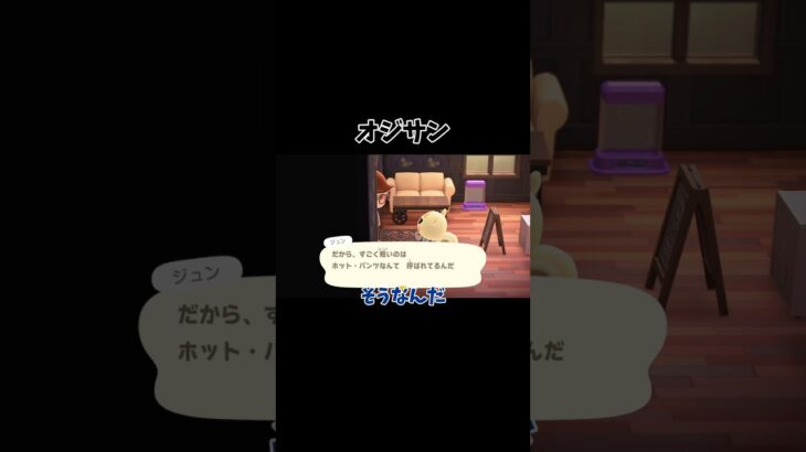 ホットパンツの由来なんて初めて知ったよ#あつ森 #あつまれどうぶつの森 #ゲーム実況 #おすすめ #fyp #shorts