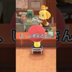【目合ってるよね？】#あつ森 #pppp #しずえさん #anch #animalcrossing